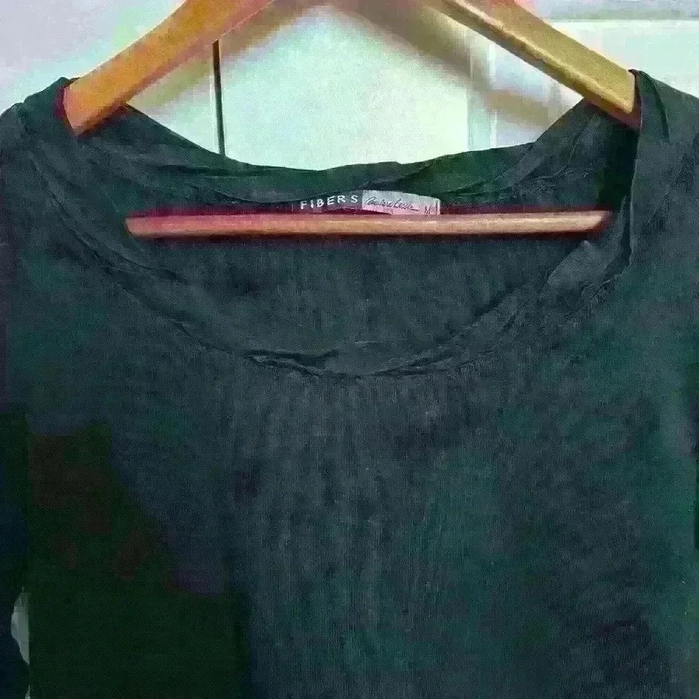 Barbara Lesser Long Sleeve Black Top Shirt Blouse - Picture 3 of 3